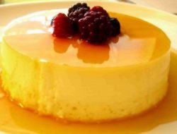Cara Membuat Puding Brem dengan Saus Lemon yang Enak